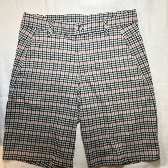 lululemon athletica Other - Lululemon Kahuna Plaid Active Golf Shorts Men's Size 34